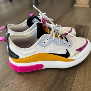 Nike Women's Pink and White Sneakers